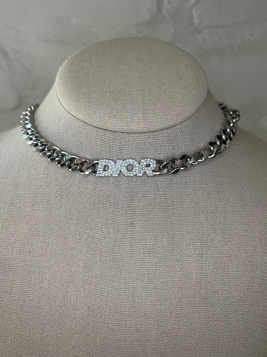 Silver Adore her Choker